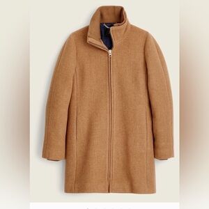 JCrew Lodge Coat - Heather Acorn. Sz 10